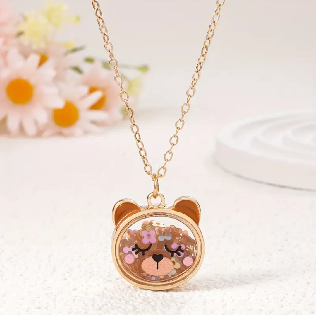 Collier ourson petite fille
