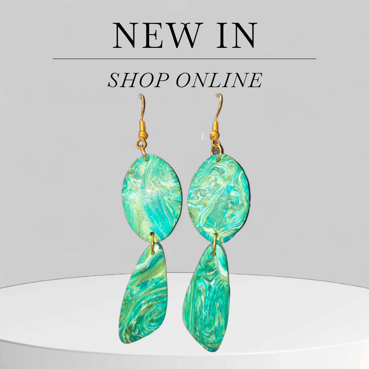 Boucle d'oreilles coloris Jade